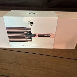 L'ange Triple Barrel Curling Iron - Pink